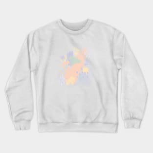 Brush Strokes in Sherbet Crewneck Sweatshirt